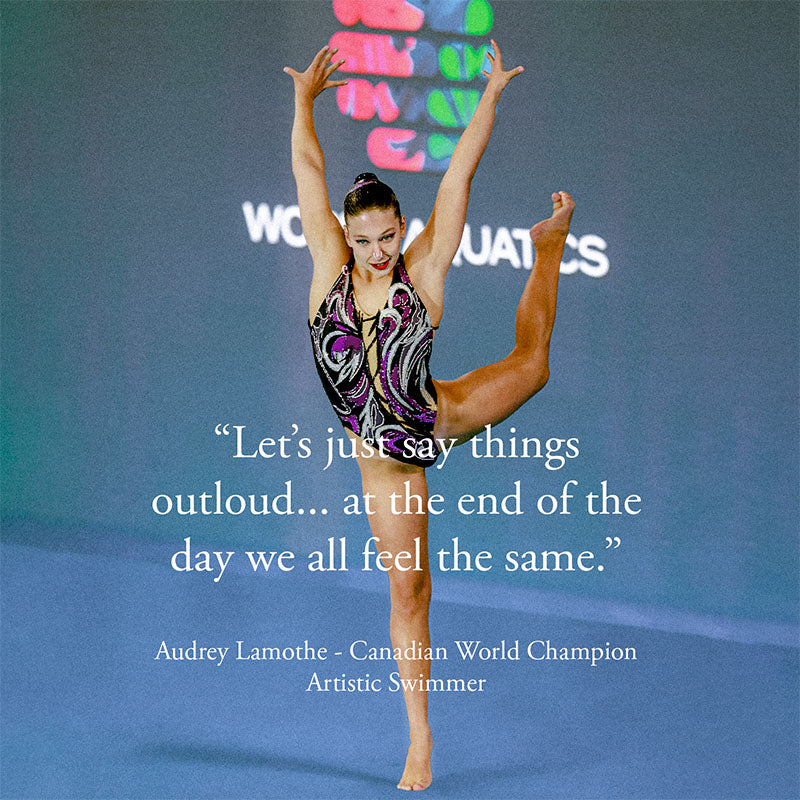 Audrey Lamothe on being open with teammates